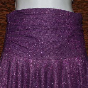 Long Purple Glitzy SKIRT SIZE S USED FOR PHOTO SHOOT